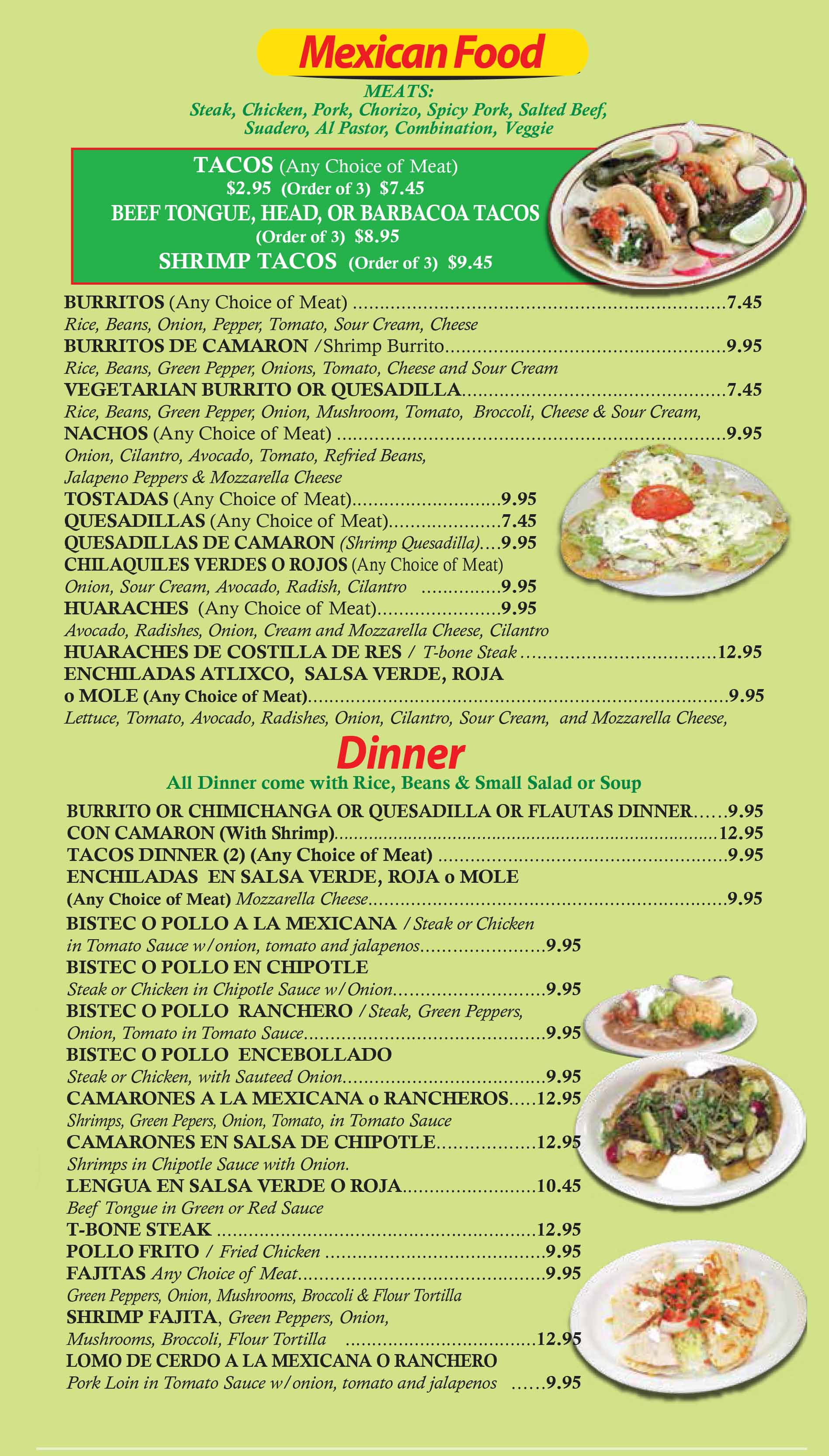 milford menu5