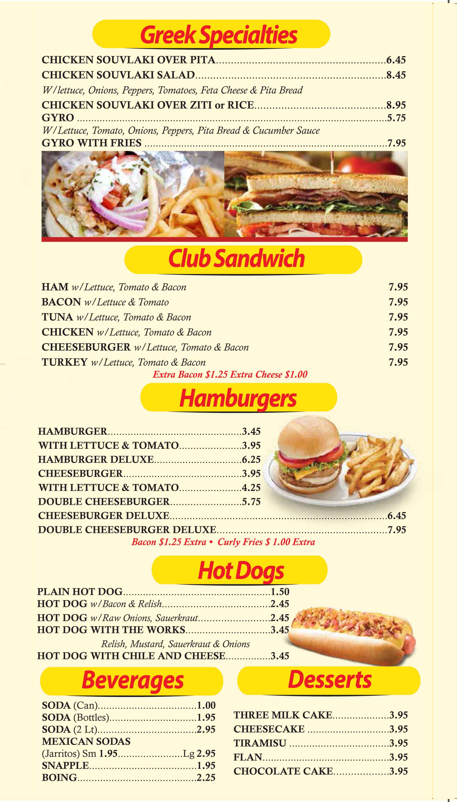 milford menu3